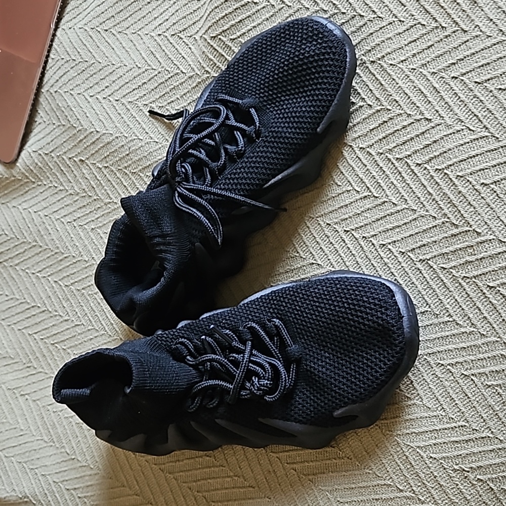 Black sneakers
